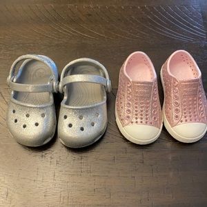 2 Girl Spring/Summer Shoes Size 5